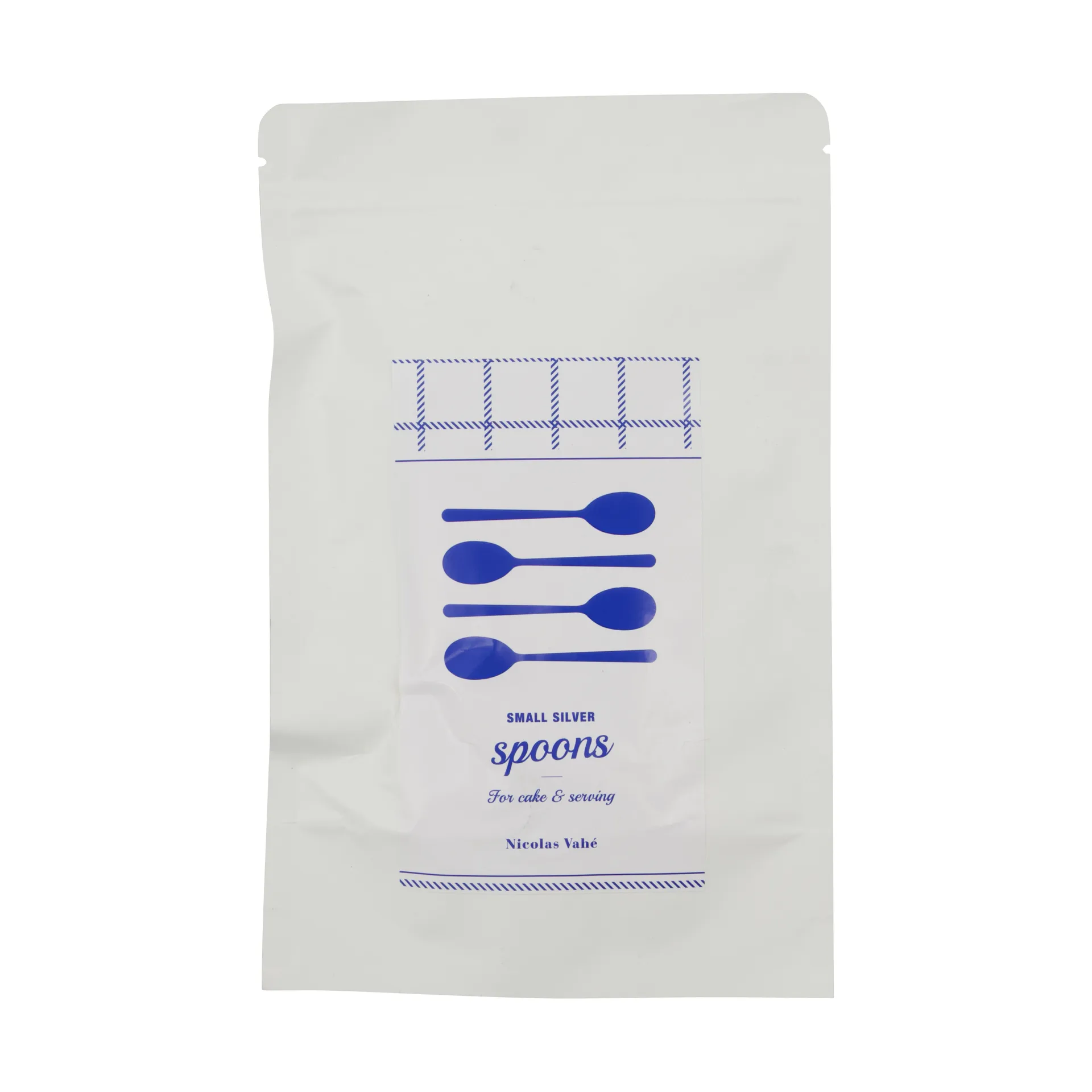Nicolas Vahé κουταλάκια σετ 4, Αντικέ ασημένιο φινίρισμα Nicolas Vahé
