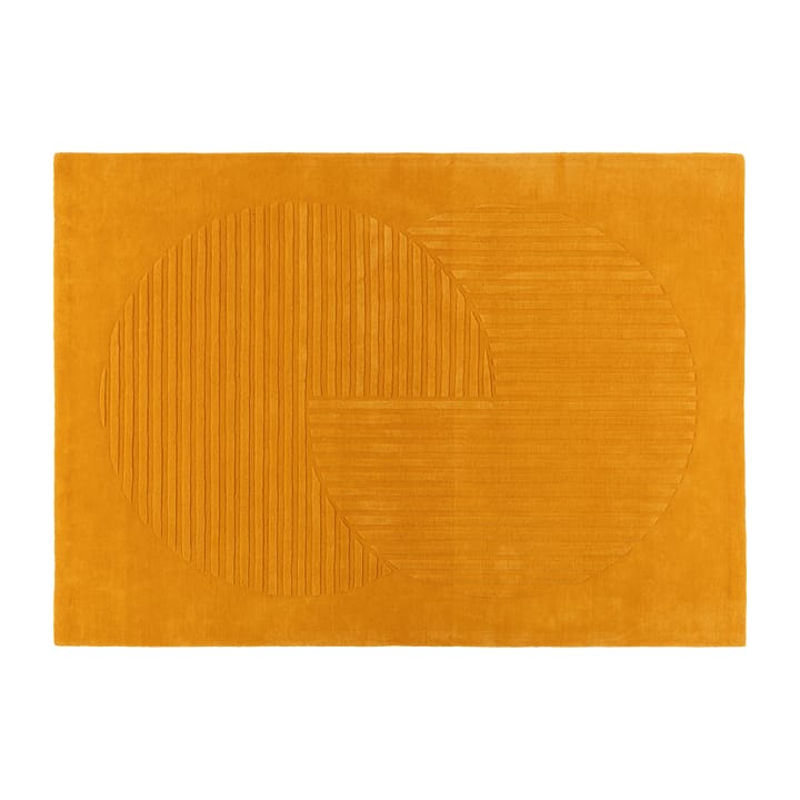 Levels μάλλινο χαλί κύκλοι κίτρινο - 170x240 cm - NJRD