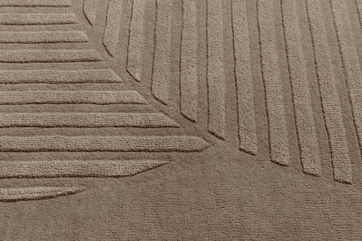 Levels μάλλινο χαλί κύκλοι γκρι, 170x240 cm NJRD