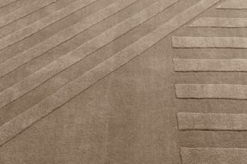 Levels μάλλινο χαλί ριγέ γκρι - 200x300 cm - NJRD