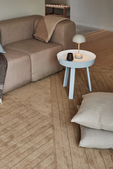 Levels μάλλινο χαλί ριγέ μπεζ - 200x300 cm - NJRD
