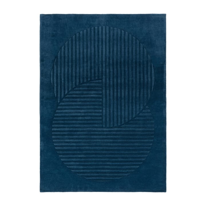 Levels μάλλινο χαλί κύκλοι μπλε - 200x300 cm - NJRD