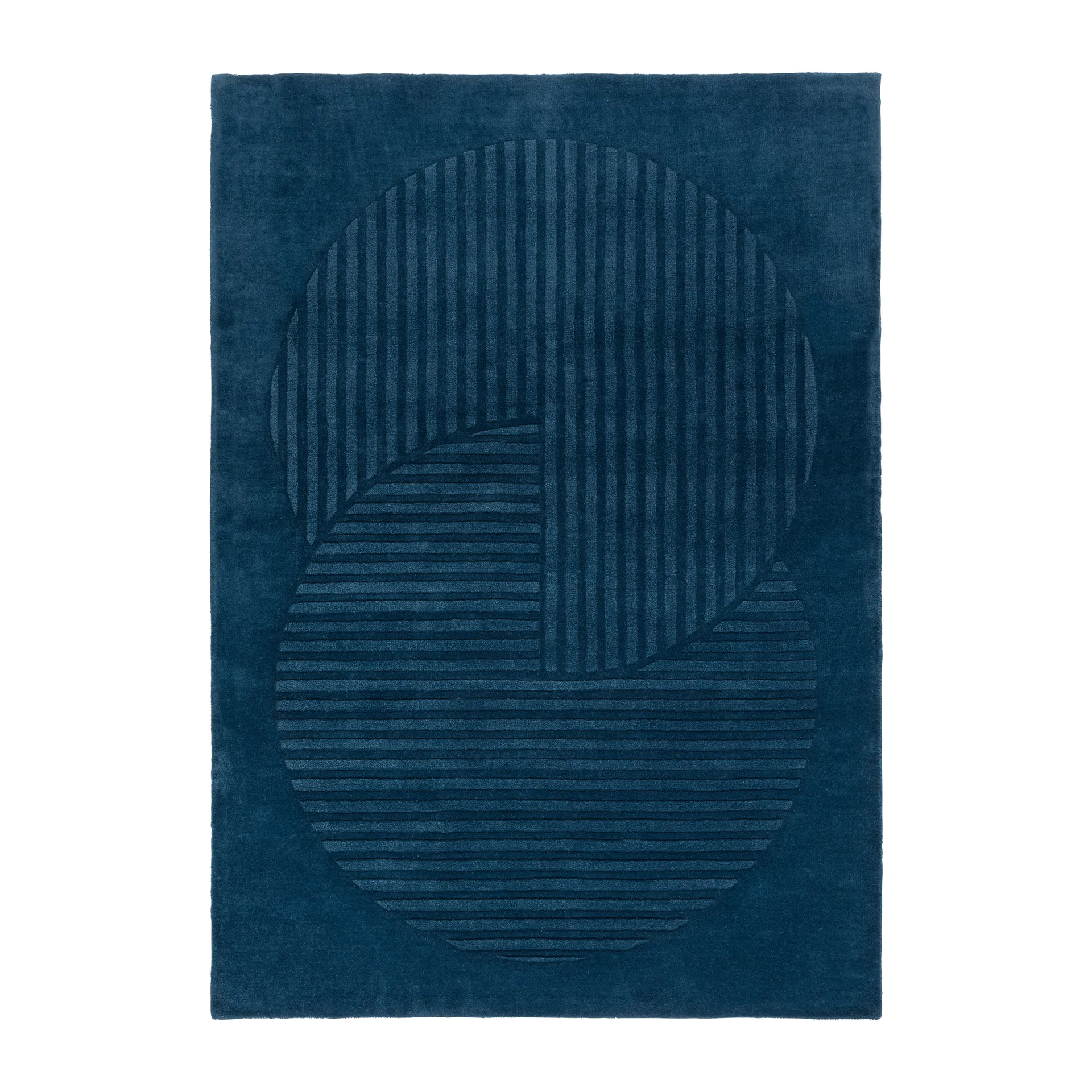 Χαλί από μαλλί Levels Circles, Μπλε, 170x240 cm NJRD