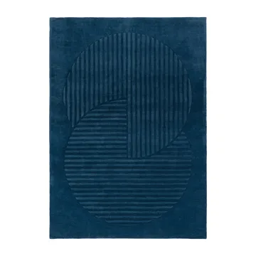 Χαλί από μαλλί Levels Circles - Μπλε, 200x300 cm - NJRD