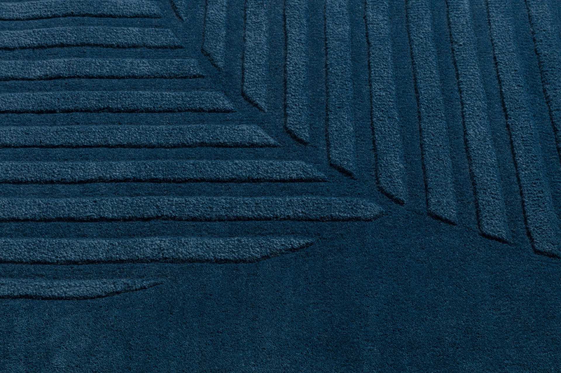 Χαλί από μαλλί Levels Circles, Μπλε, 200x300 cm NJRD