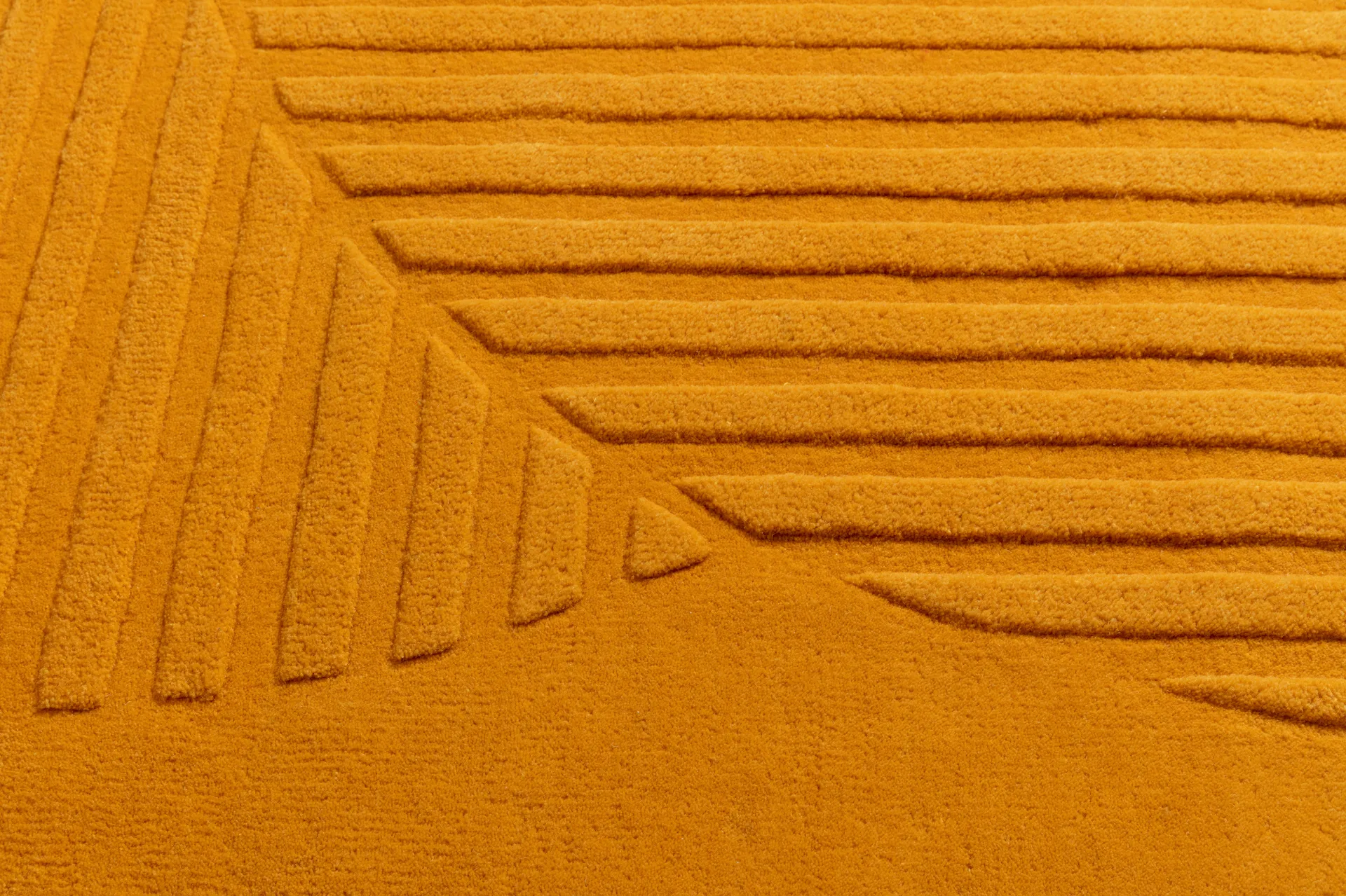 Χαλί από μαλλί Levels Circles, Κίτρινο, 200x300 cm NJRD