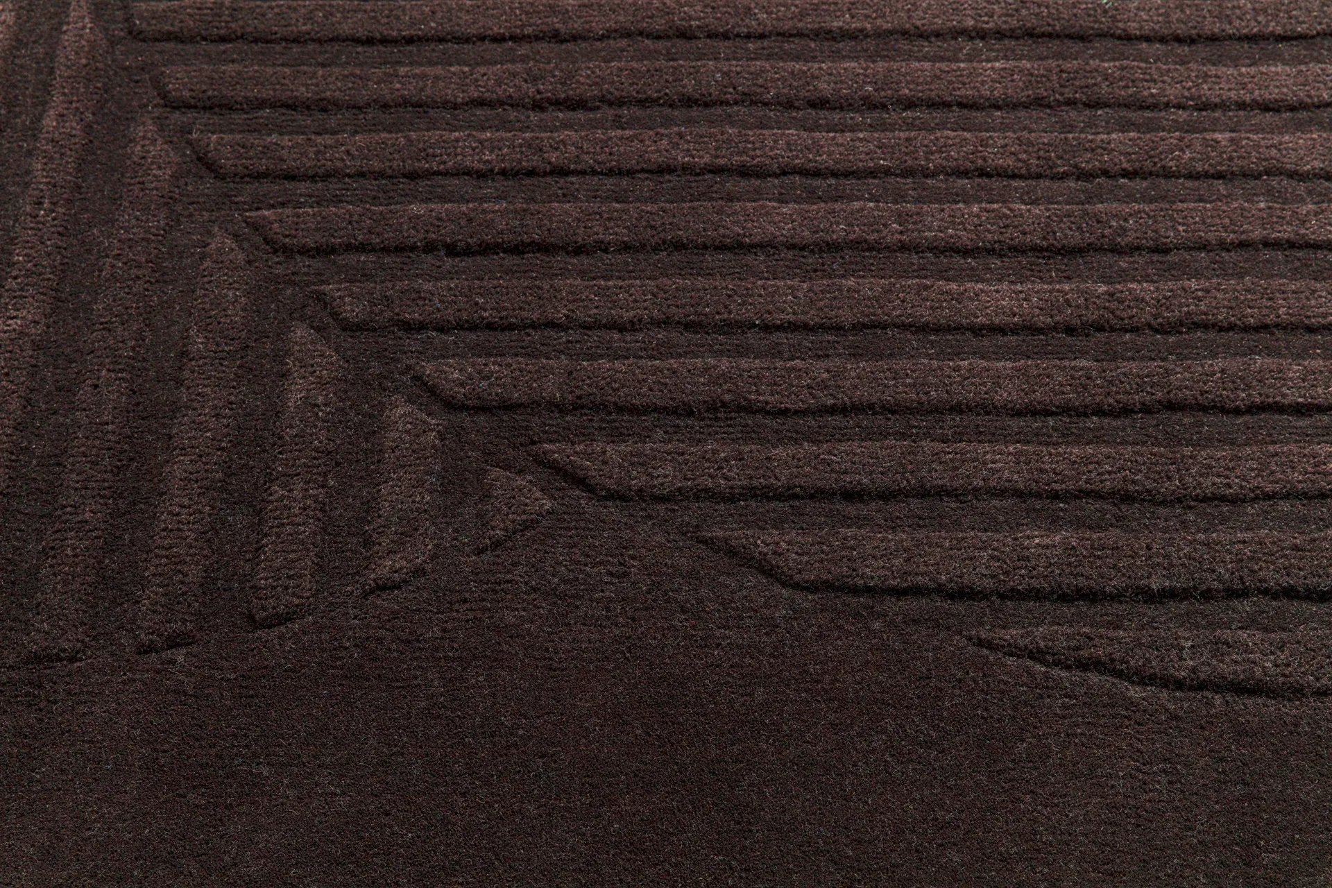 Χαλί από μαλλί Levels Circles, Καφέ, 200x300 cm NJRD