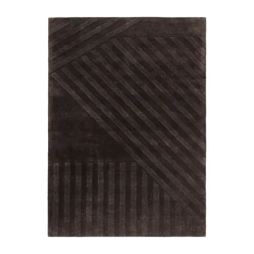 Χαλί από μαλλί Levels Stripes - Καφέ, 170x240 cm - NJRD