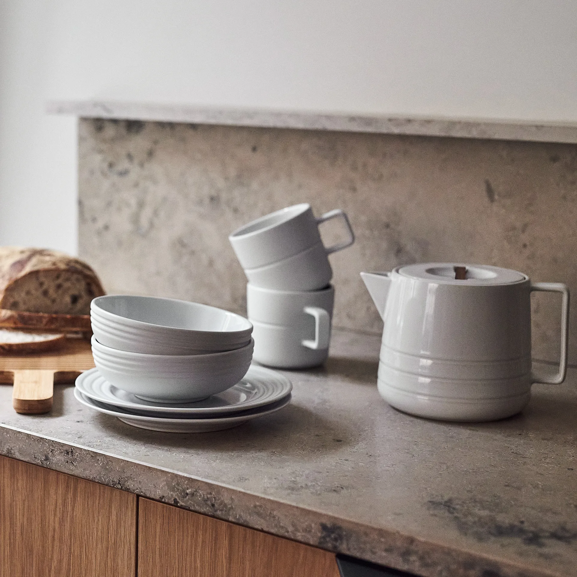 Lines τσαγιέρα 1,5 l, λευκό NJRD