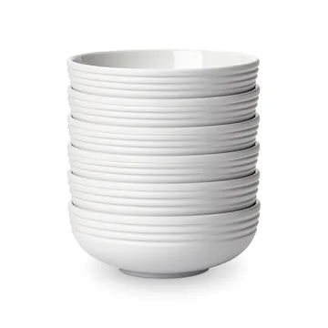 Lines μπολ 16 cm Συσκευασία 6 τεμαχίων - λευκό - NJRD
