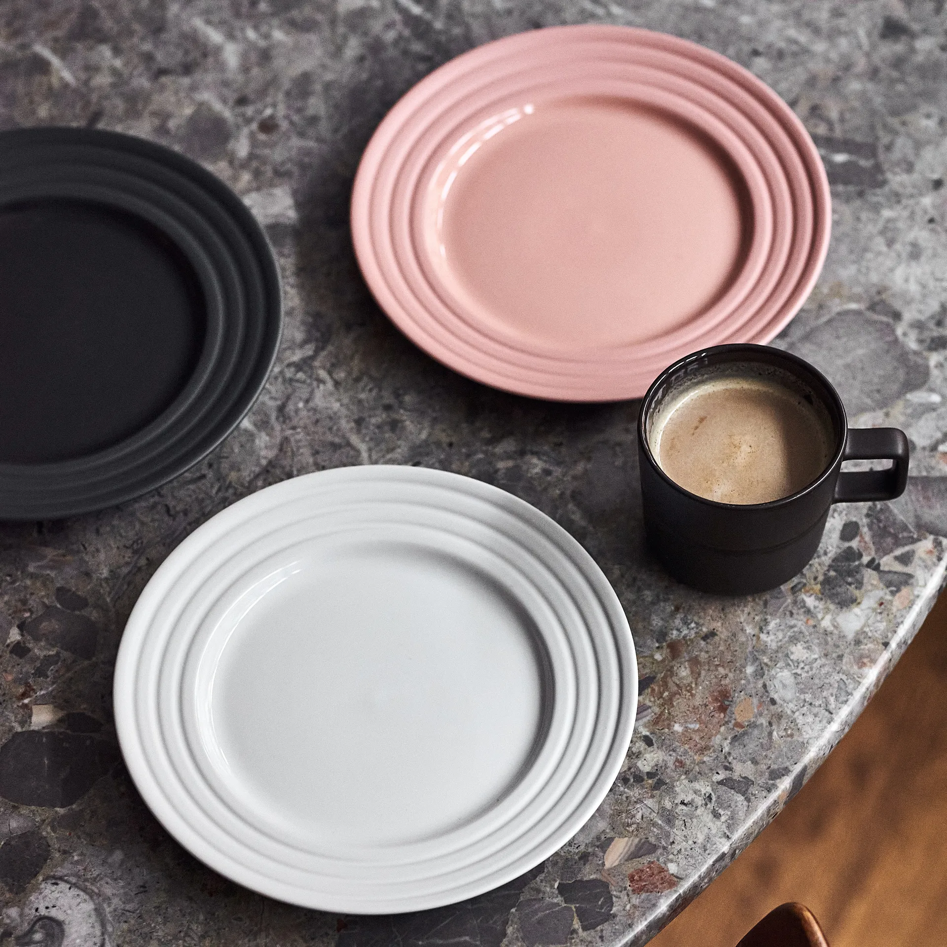 Lines πιάτο μικρό Ø 21 cm Συσκευασία 6 τεμαχίων, λευκό NJRD