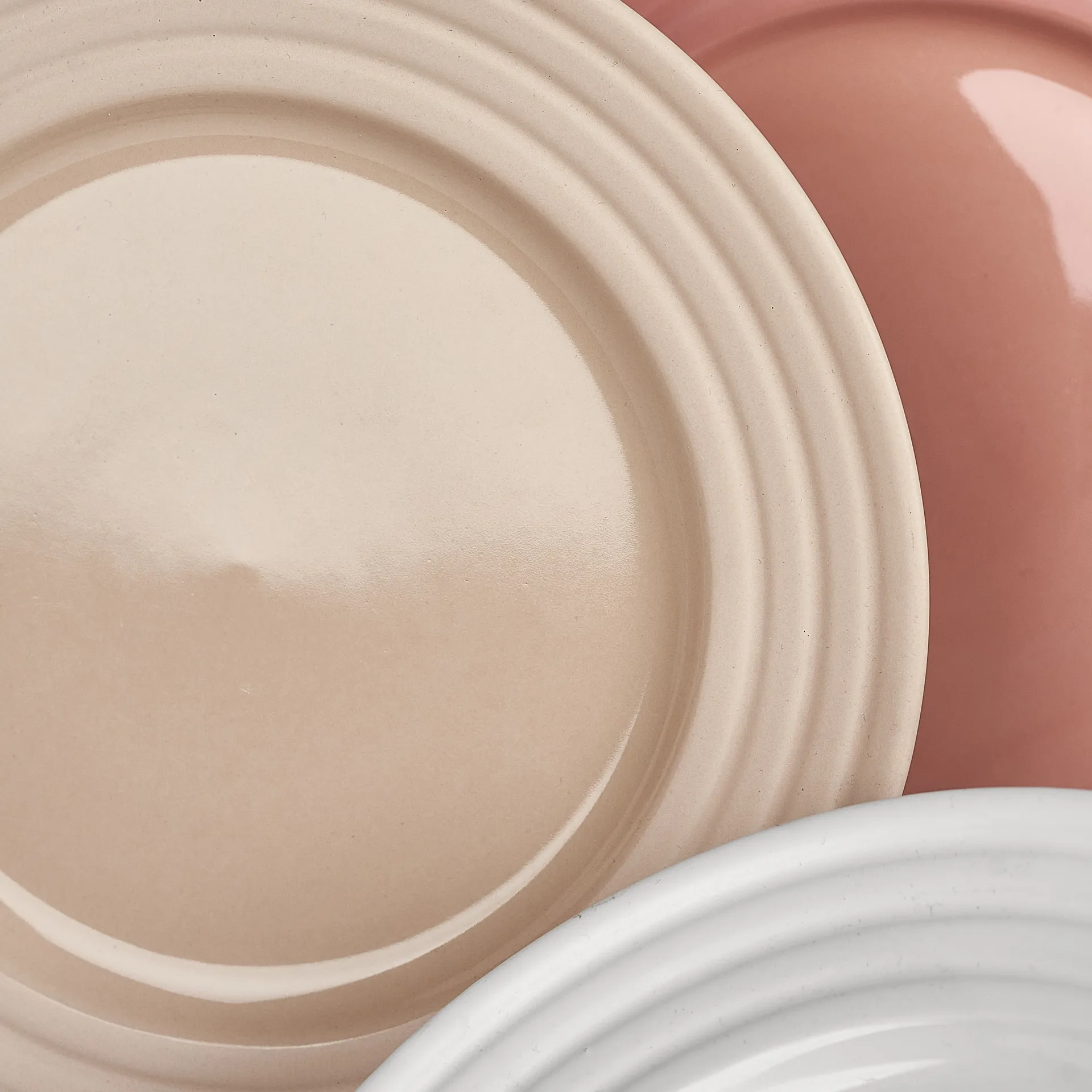 Lines πιάτο μικρό Ø 21 cm Συσκευασία 6 τεμαχίων, μπεζ NJRD