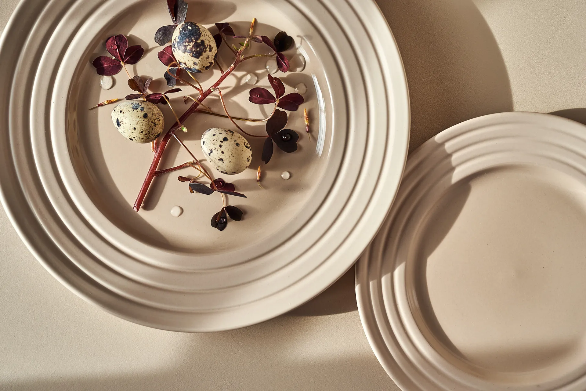 Lines πιάτο μικρό Ø 21 cm Συσκευασία 6 τεμαχίων, μπεζ NJRD