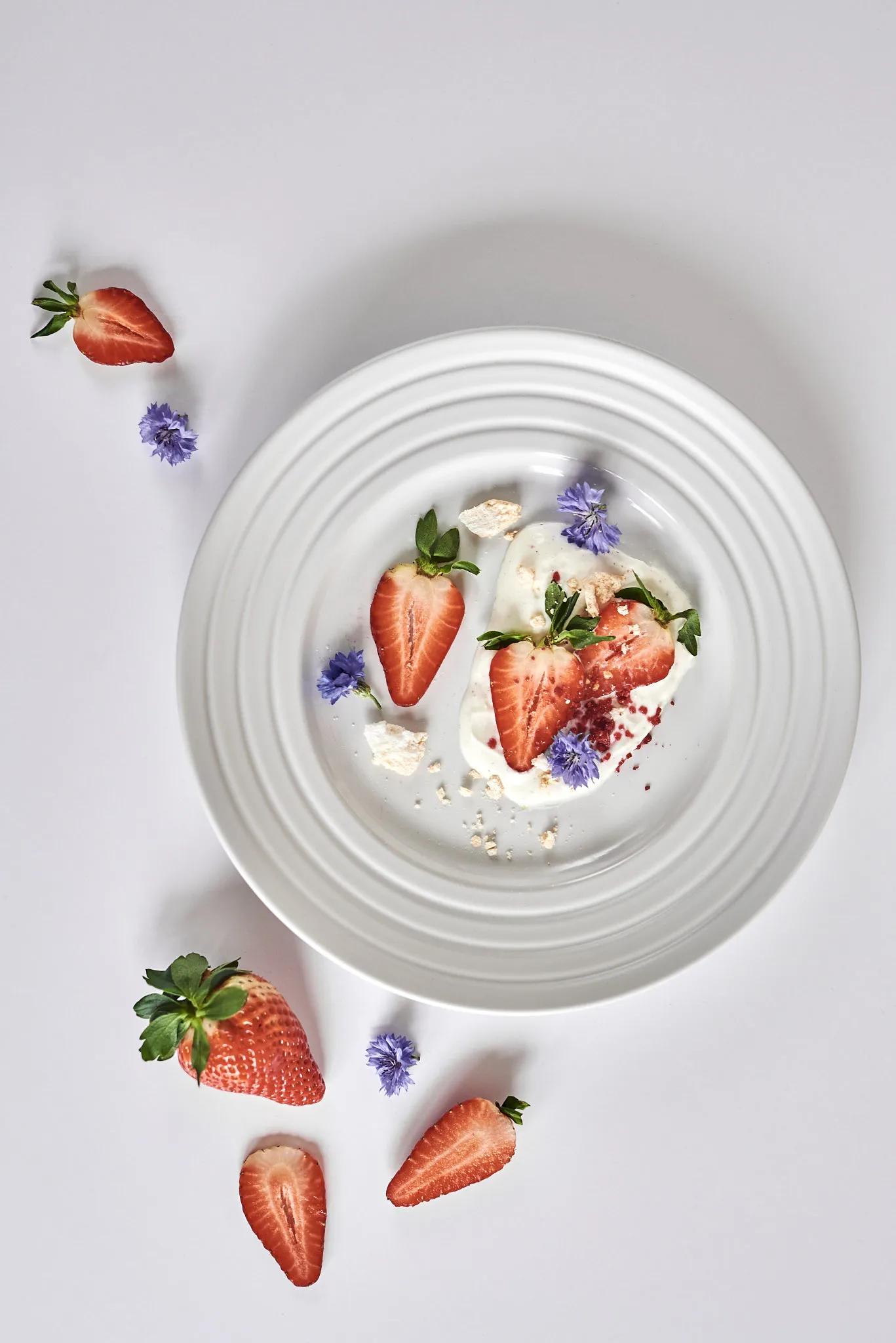 Lines πιάτο Ø 27 cm συσκευασία με 6 τεμ., λευκό NJRD