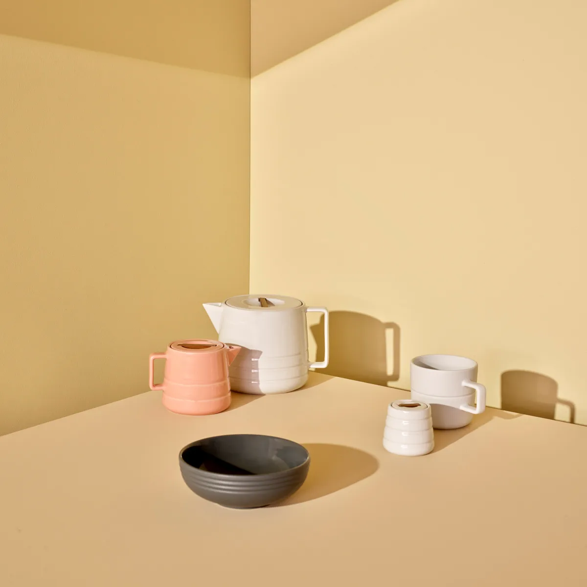 Lines κούπα 50 cl Συσκευασία 2 τεμαχίων, λευκό NJRD