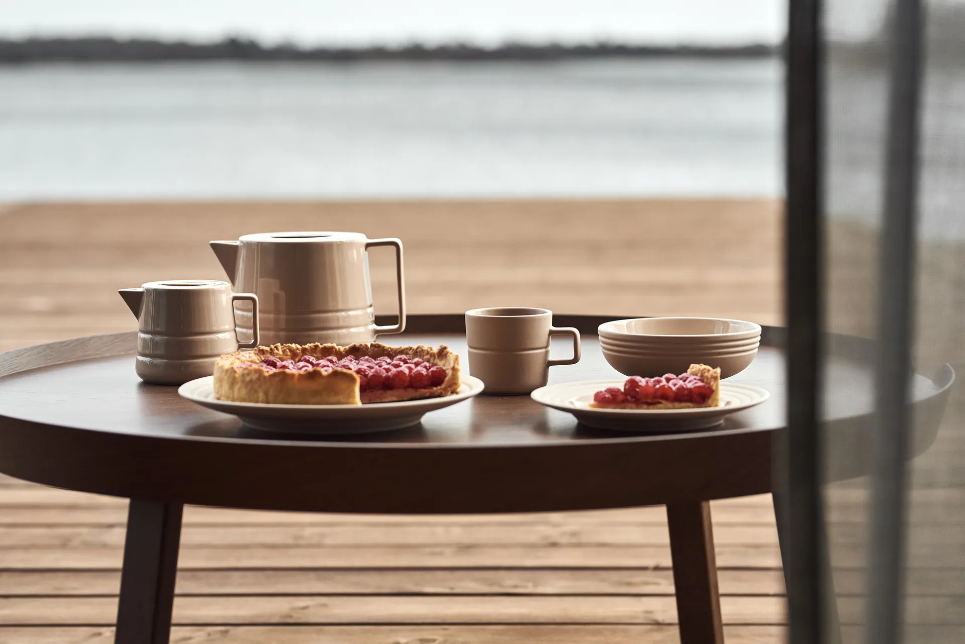 Lines κούπα 50 cl Συσκευασία 2 τεμαχίων, μπεζ NJRD