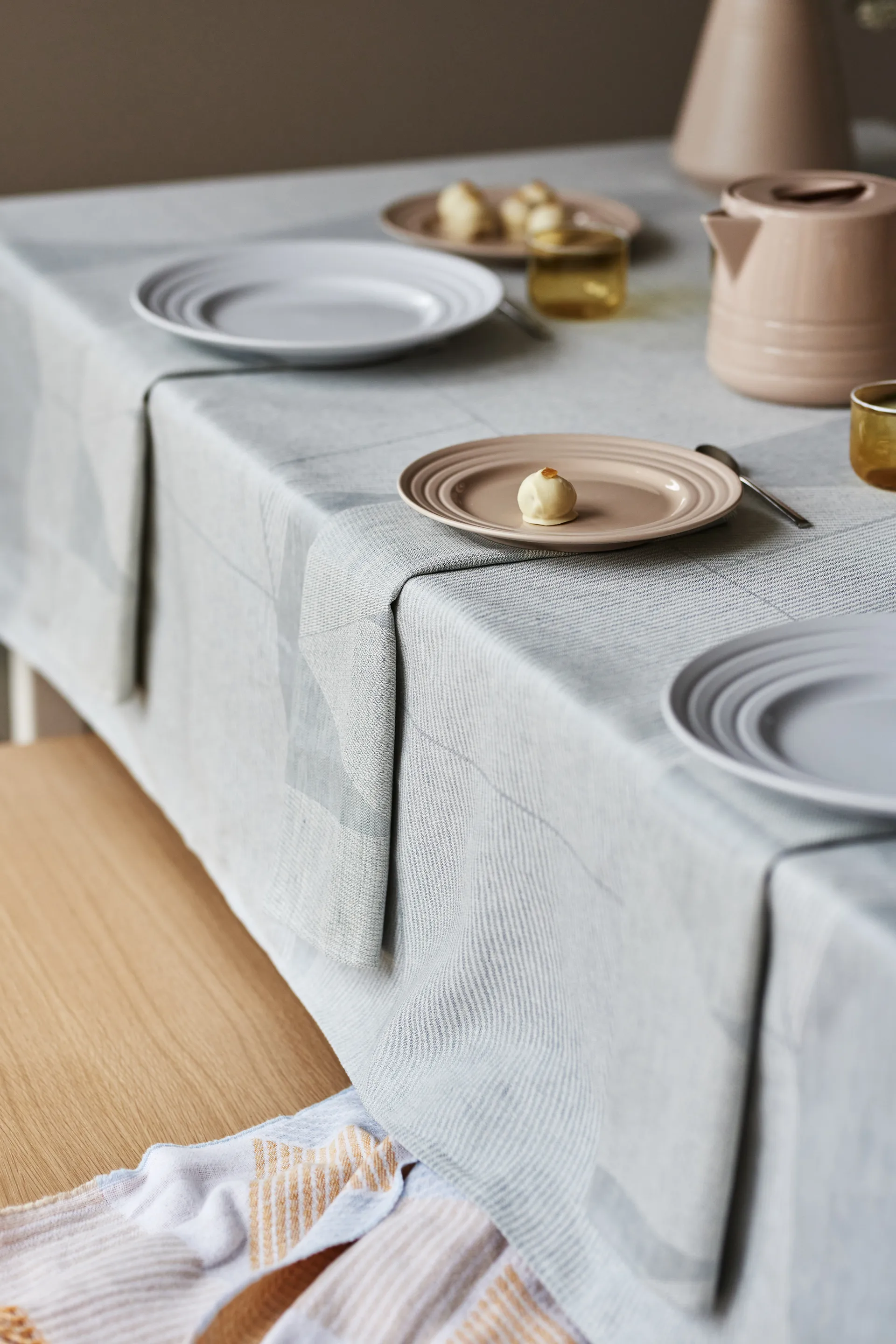 Metric πετσέτα 47x47 cm Συσκευασία 4 τεμαχίων, Μπλε-λευκό NJRD