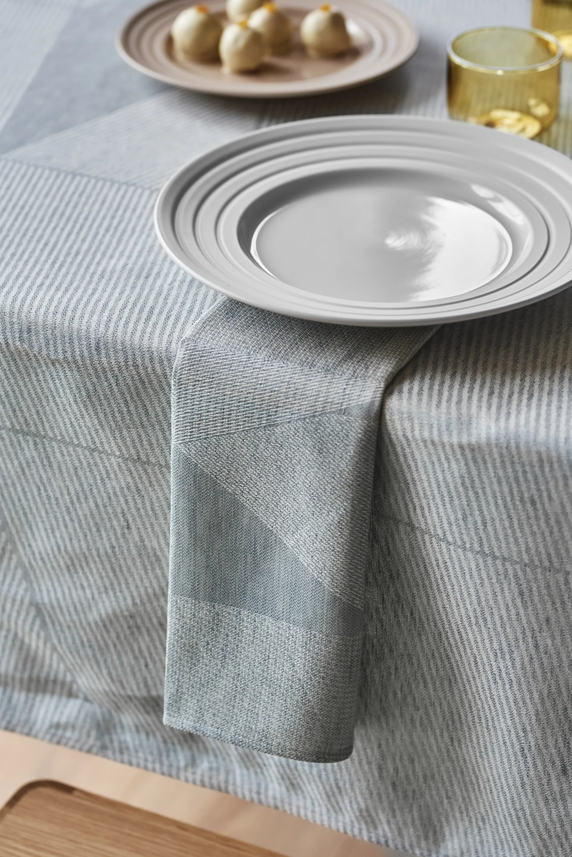 Metric πετσέτα 47x47 cm Συσκευασία 4 τεμαχίων, Μπλε-λευκό NJRD