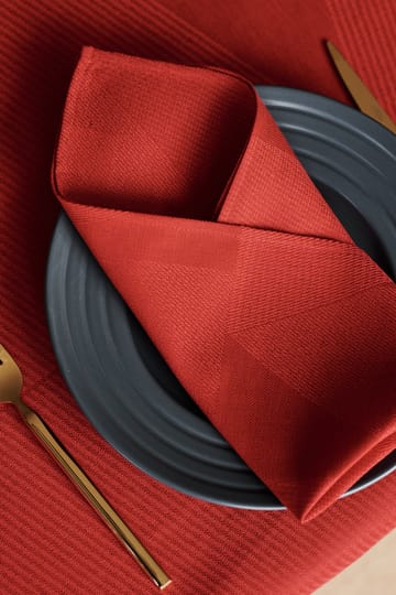 Metric πετσέτα 47x47 cm Συσκευασία 4 τεμαχίων - Κόκκινο - NJRD