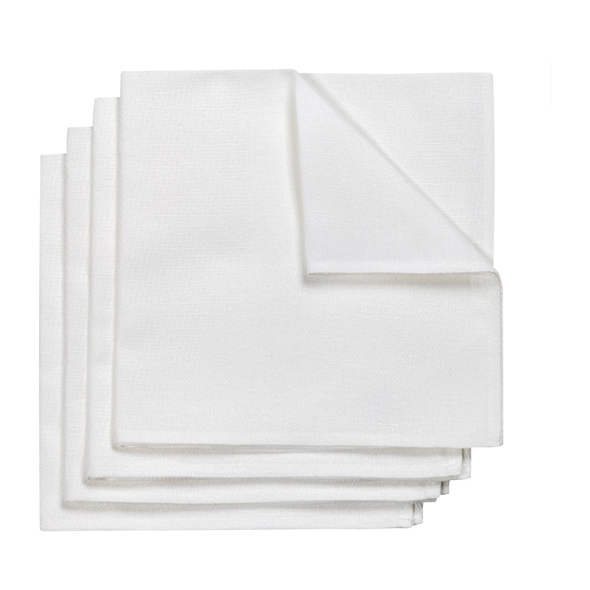 Metric πετσέτα 47x47 cm Συσκευασία 4 τεμαχίων, Λευκό NJRD