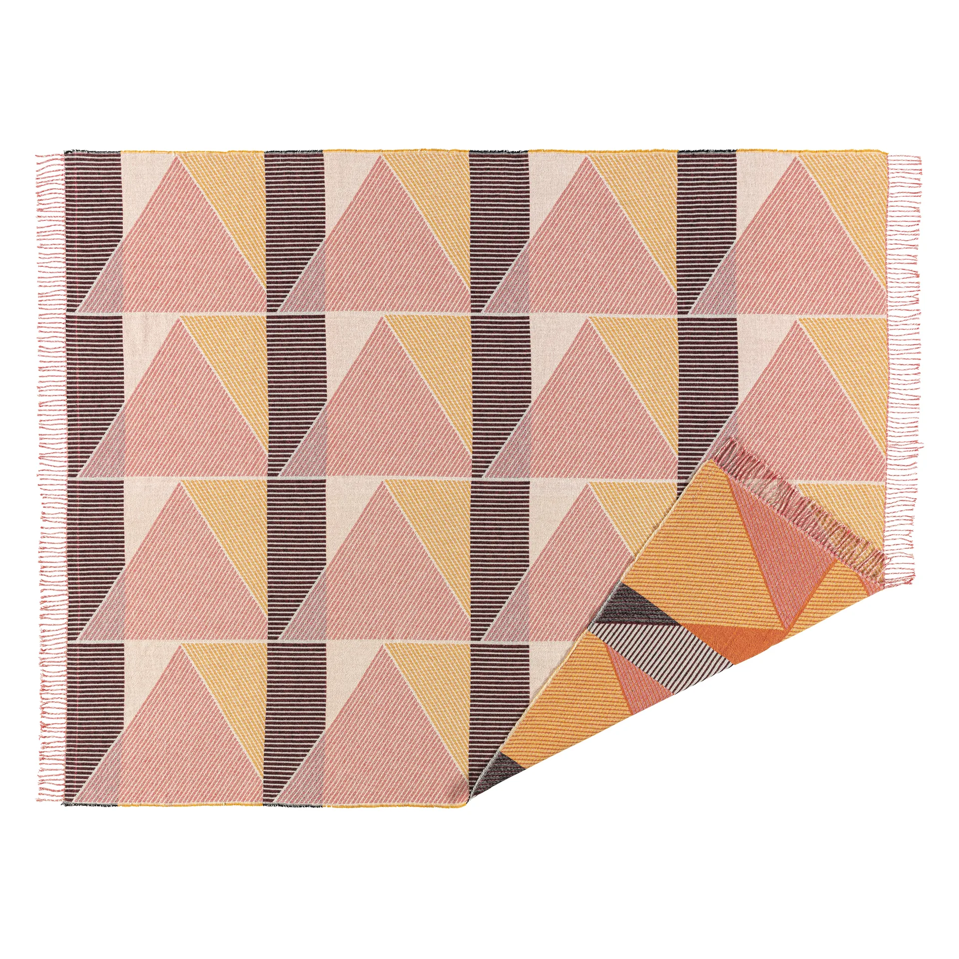 Metric focus No. 1 βαμβακερό ριχτάρι, ροζ NJRD