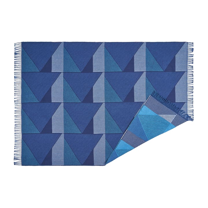 Metric focus No. 3 βαμβακερές κουβέρτες 130x185 cm - Μπλε - NJRD