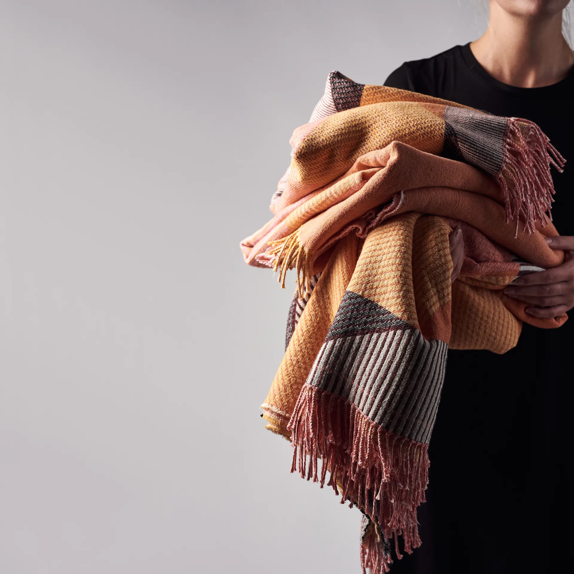 Metric βαμβακερό ριχτάρι, ροζ NJRD