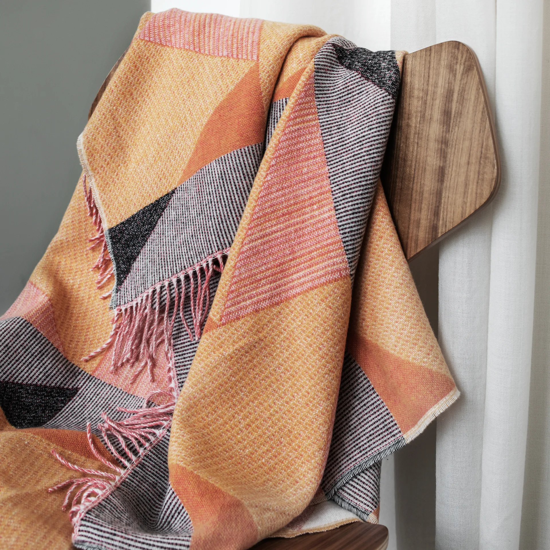 Metric βαμβακερό ριχτάρι, ροζ NJRD