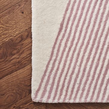 Rectangles μάλλινο χαλί ροζ - 170x240 cm - NJRD