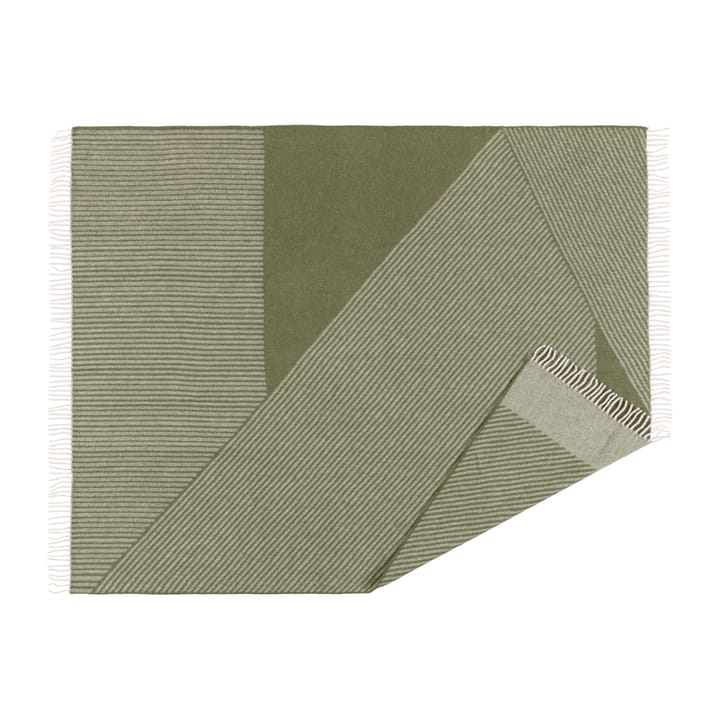 Stripes μάλλινο χαλί 130x185 cm - Πράσινο - NJRD