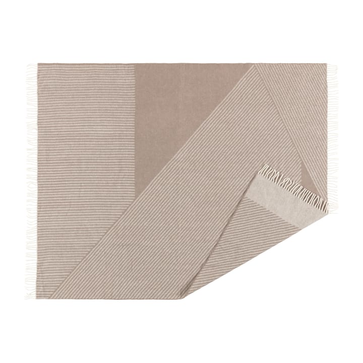 Stripes μάλλινο χαλί 130x185 cm, Μπεζ NJRD