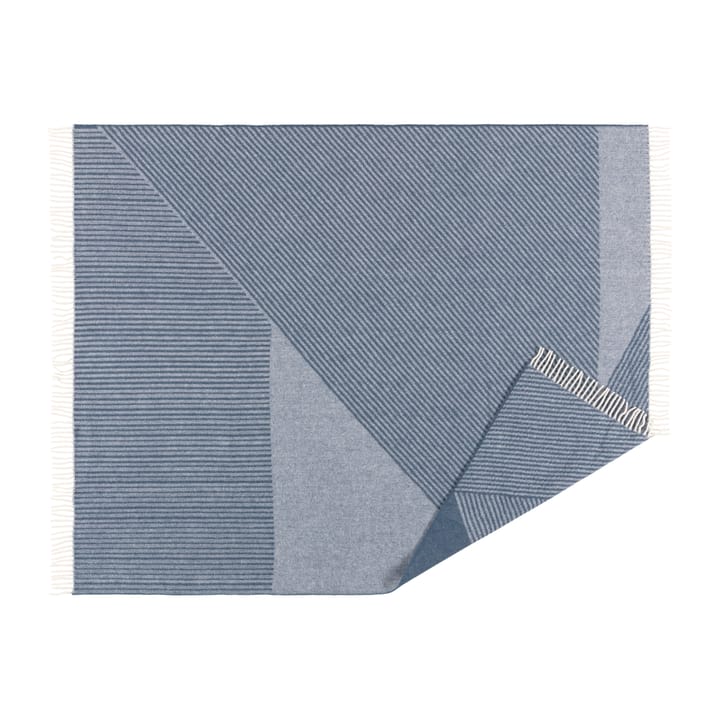 Stripes μάλλινο χαλί 130x185 cm - Μπλε - NJRD