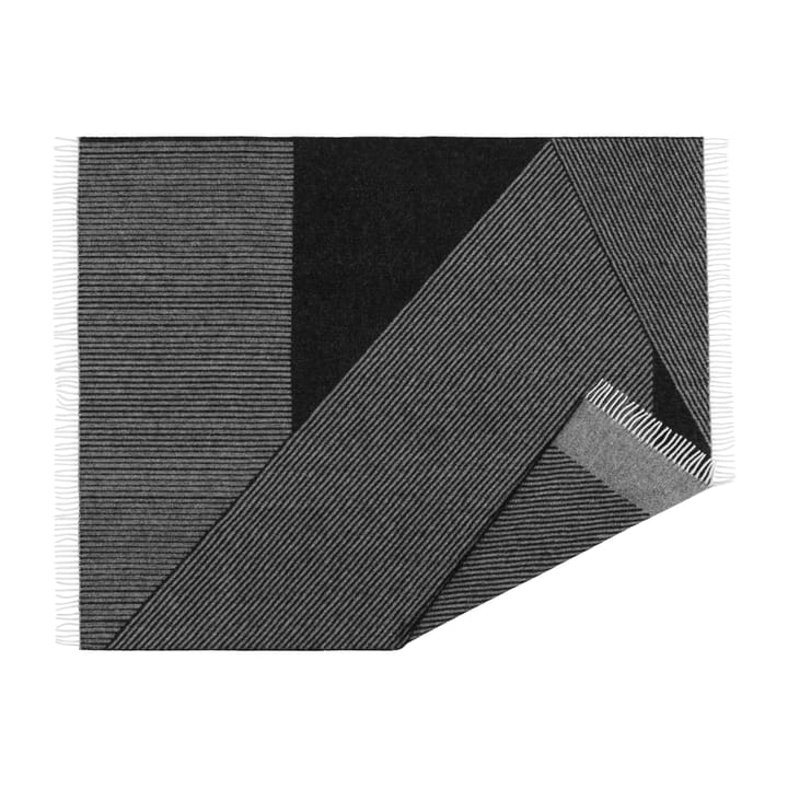 Stripes μάλλινο χαλί 130x185 cm, Μαύρο NJRD