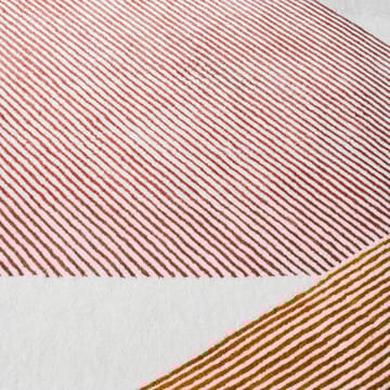 Stripes μάλλινο χαλί ροζ  - 200x300 cm - NJRD