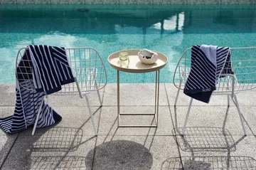 Stripes σετ πετσετών 4 τεμάχια - Μπλε - undefined - NJRD