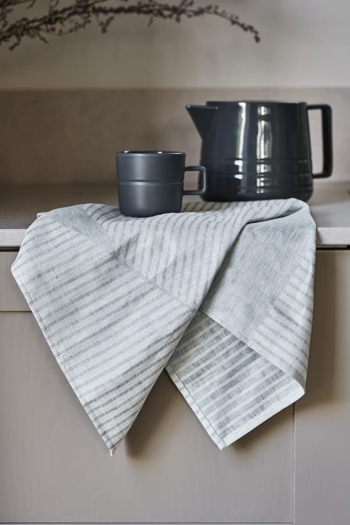 Stripes πετσέτα κουζίνας 47x70 cm συσκευασία 2 τεμαχίων - Μπλε-λευκό - NJRD