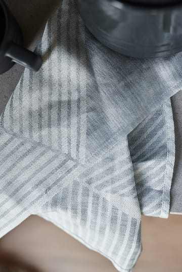 Stripes πετσέτα κουζίνας 47x70 cm συσκευασία 2 τεμαχίων - Μπλε-λευκό - NJRD