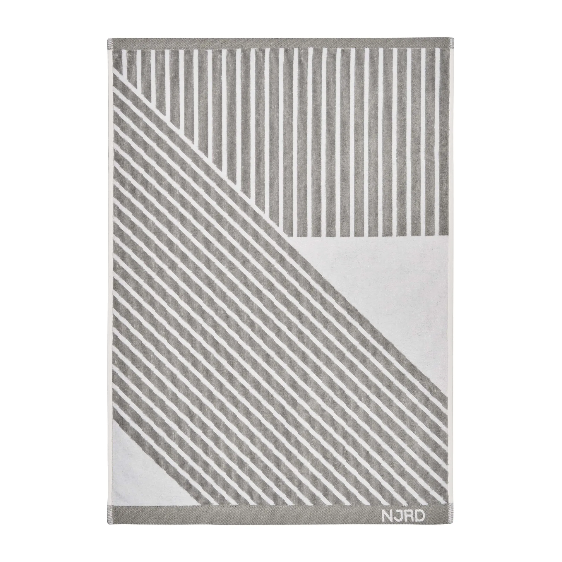 Stripes πετσέτα 50x70 cm, γκρι NJRD