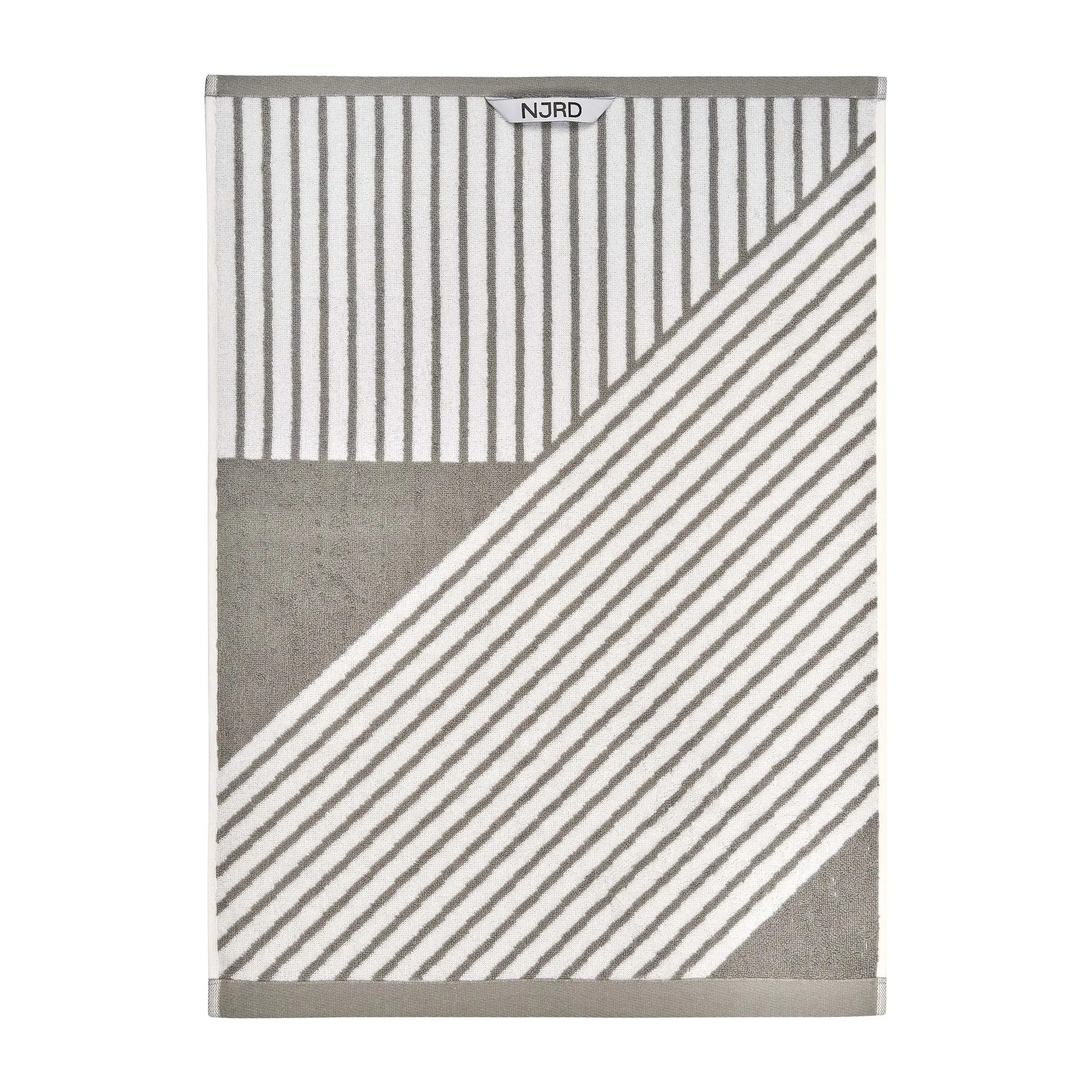 Stripes πετσέτα 50x70 cm, γκρι NJRD