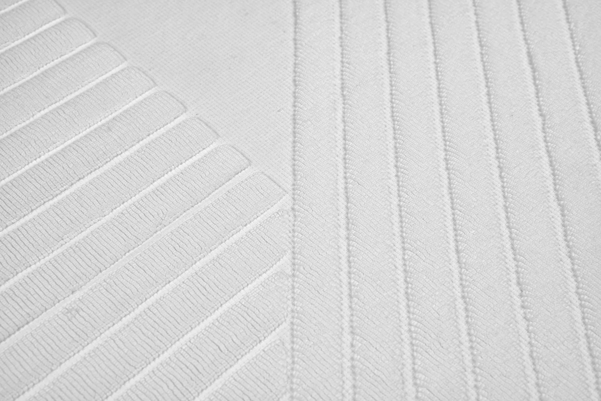 Stripes χαλάκι μπάνιου 50x90 cm, Λευκό NJRD