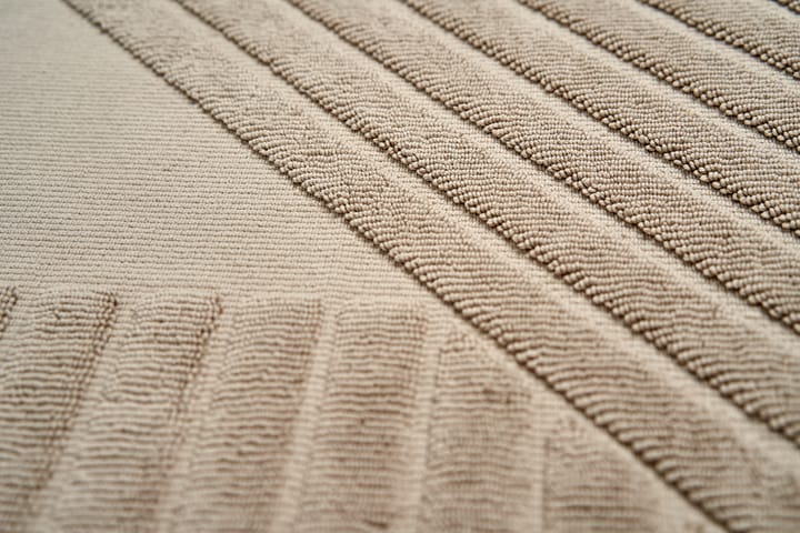 Stripes χαλάκι μπάνιου 50x90 cm, Μπεζ NJRD
