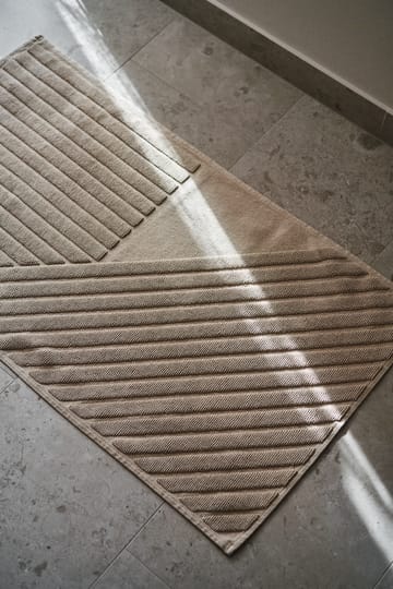 Stripes χαλάκι μπάνιου 50x90 cm - Μπεζ - NJRD
