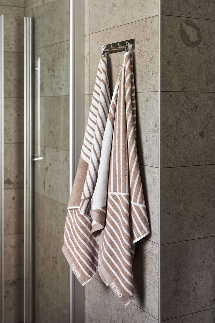 Stripes πετσέτα μπάνιου 70x140 cm, Μπεζ NJRD