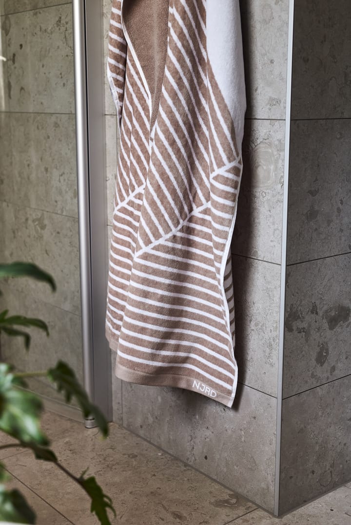 Stripes πετσέτα μπάνιου 70x140 cm - Μπεζ - NJRD