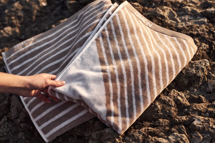 Stripes πετσέτα μπάνιου 70x140 cm, Μπεζ NJRD