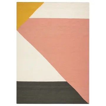 Stripes blocks kelim χαλί ροζ - 200x300 cm - NJRD