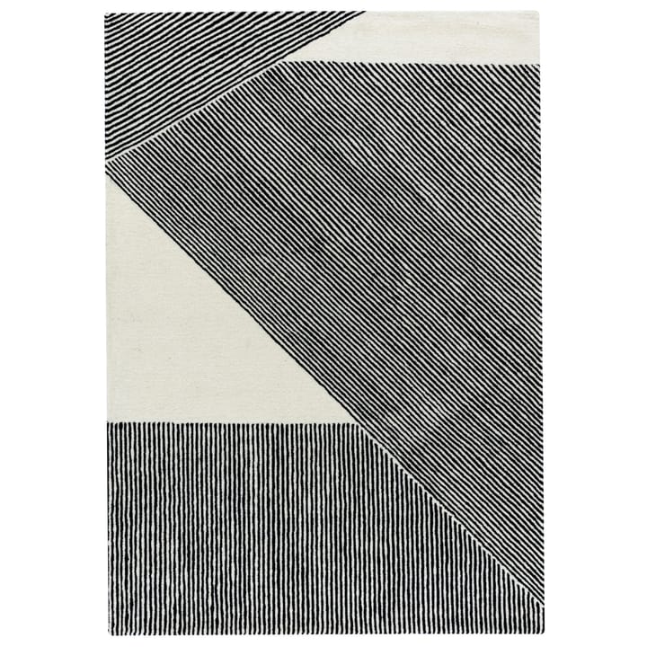 Stripes μάλλινο χαλί natural white (λευκό) - 200x300 cm - NJRD