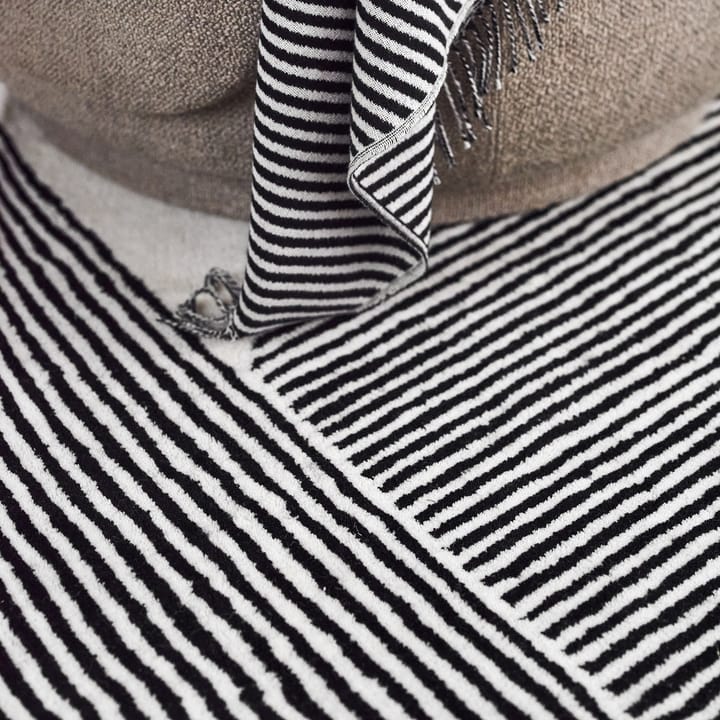 Stripes μάλλινο χαλί natural white (λευκό) - 200x300 cm - NJRD