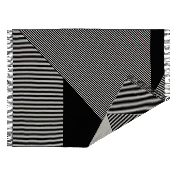 Stripes βαμβακερό ριχτάρι, μαύρο NJRD