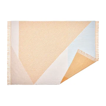 Stripes βαμβακερό ριχτάρι - Κίτρινο - NJRD